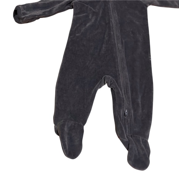 6-9m Velveteen Bunny Onesie Footie Baby Costume Kate Quinn 9 Month Zipper Ears - Picture 5 of 5